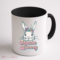 Cute Easter Mama Bunny Coffee Mug thumb 1