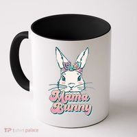 Cute Easter Mama Bunny Coffee Mug thumb 0