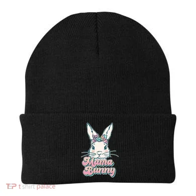 Cute Easter Mama Bunny Beanie