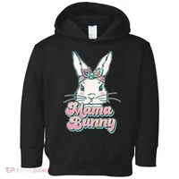 Cute Easter Mama Bunny Toddler Hoodie thumb 0