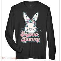 Cute Easter Mama Bunny Zone Performance Long-Sleeve T-Shirt thumb 0