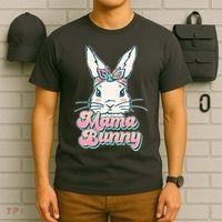 Cute Easter Mama Bunny T-Shirt thumb 6