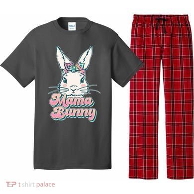 Cute Easter Mama Bunny Pajama Set