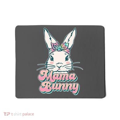 Cute Easter Mama Bunny Mousepad