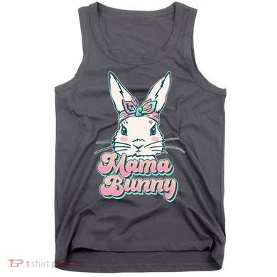 Cute Easter Mama Bunny Tank Top