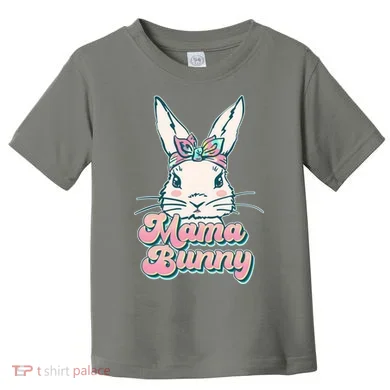 Cute Easter Mama Bunny Toddler T-Shirt