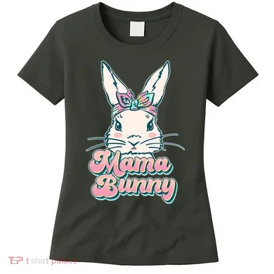 Cute Easter Mama Bunny Women's T-Shirt