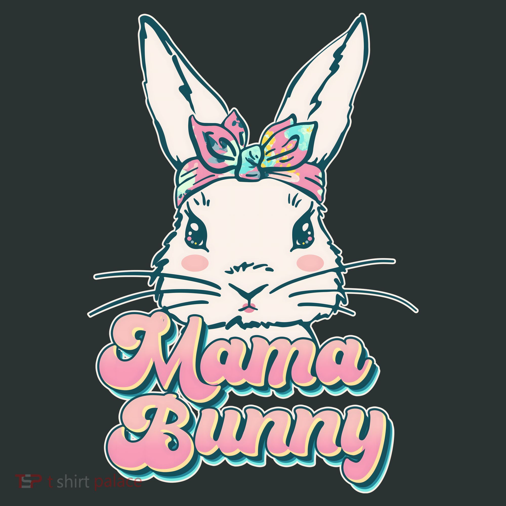 Cute Easter Mama Bunny Women's T-Shirt