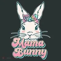 Cute Easter Mama Bunny Kids Hoodie thumb 5