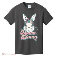 Cute Easter Mama Bunny Kids T-Shirt thumb 0