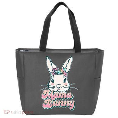 Cute Easter Mama Bunny Tote Bag