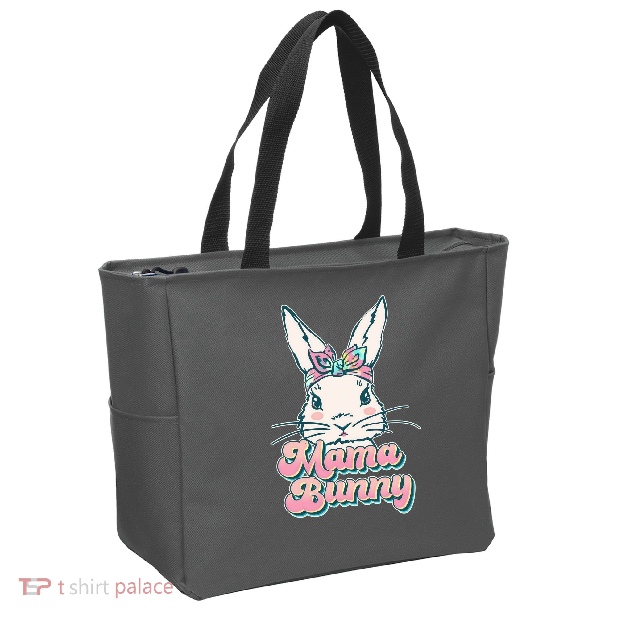 Cute Easter Mama Bunny Tote Bag