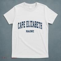 Cape Elizabeth Maine Me Vintage Varsity Sports T-Shirt thumb 5