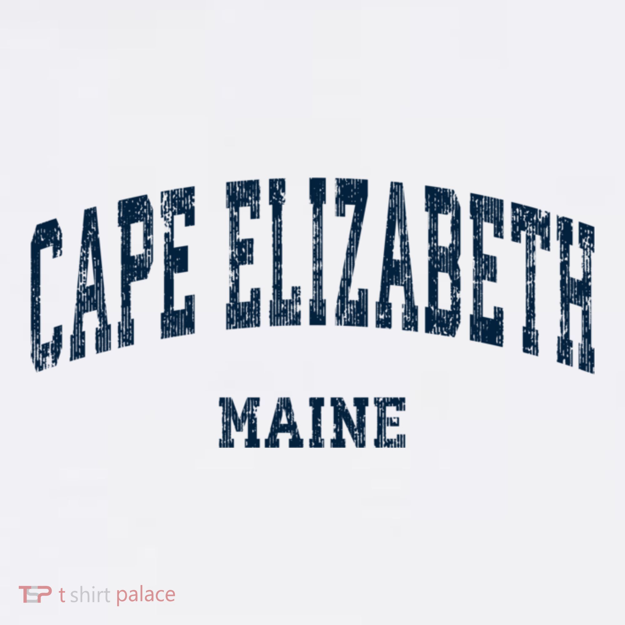 Cape Elizabeth Maine Me Vintage Varsity Sports T-Shirt
