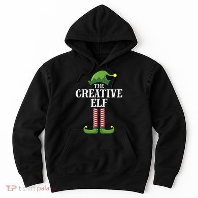 Creative Elf Matching Family Group Christmas Party Hoodie