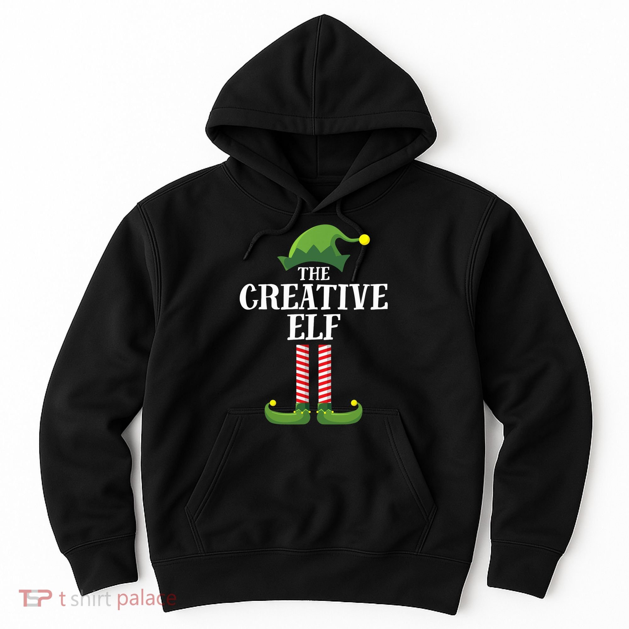Creative Elf Matching Family Group Christmas Party Hoodie