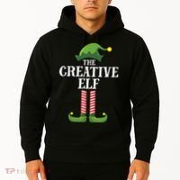 Creative Elf Matching Family Group Christmas Party Hoodie thumb 2