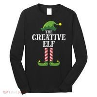 Creative Elf Matching Family Group Christmas Party Long Sleeve Shirt thumb 0