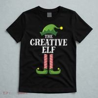 Creative Elf Matching Family Group Christmas Party T-Shirt thumb 5