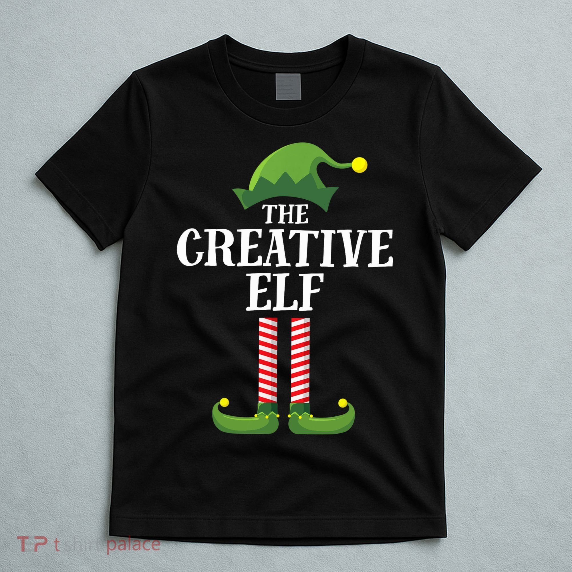 Creative Elf Matching Family Group Christmas Party T-Shirt