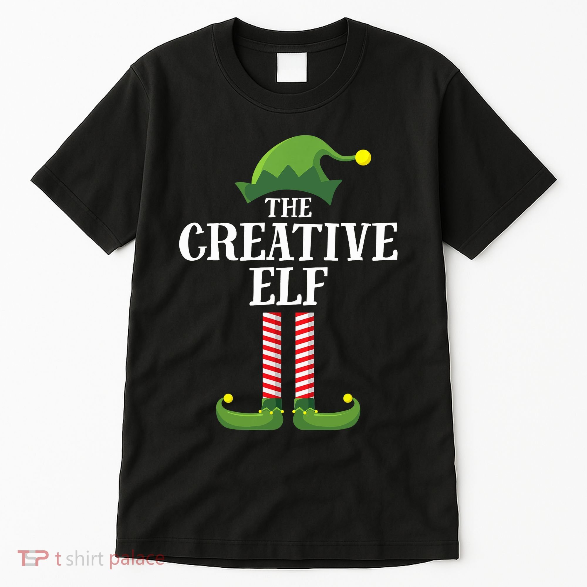 Creative Elf Matching Family Group Christmas Party Tall T-Shirt