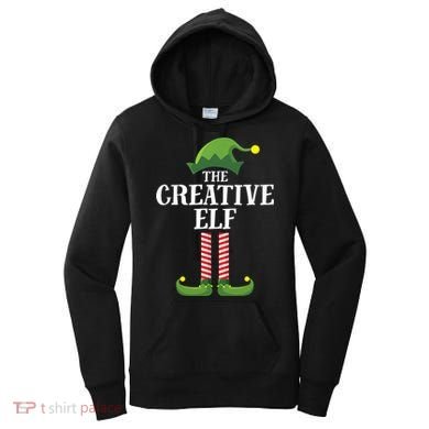 Creative Elf Matching Family Group Christmas Party Women's Hoodie