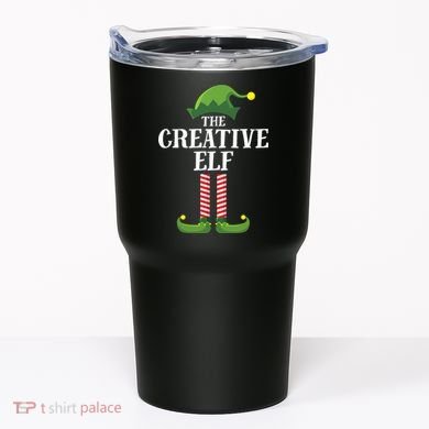 Creative Elf Matching Family Group Christmas Party Tumbler