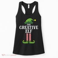 Creative Elf Matching Family Group Christmas Party Women's Tank Top thumb 0