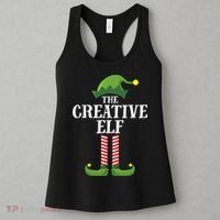 Creative Elf Matching Family Group Christmas Party Women's Tank Top thumb 3