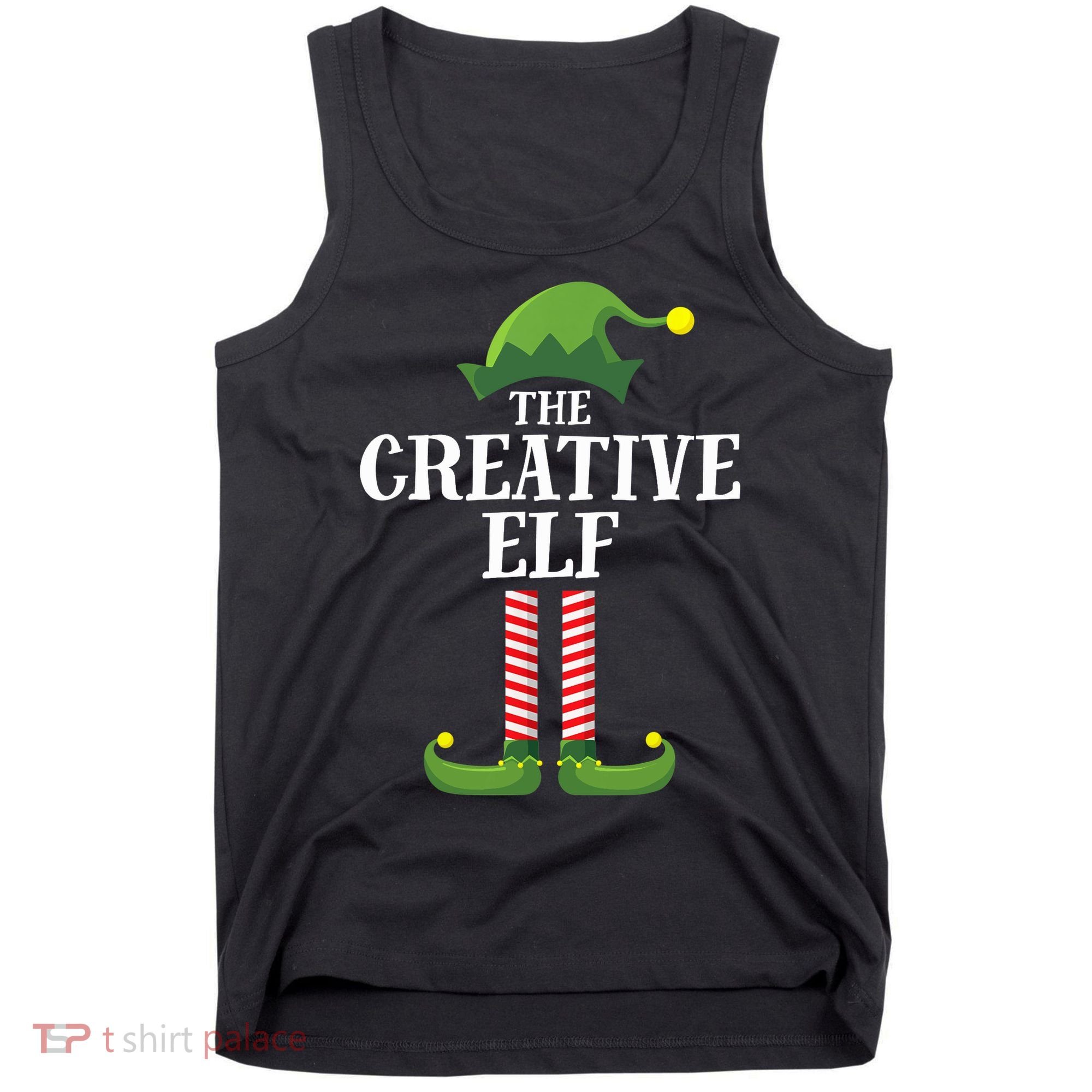 Creative Elf Matching Family Group Christmas Party Tank Top