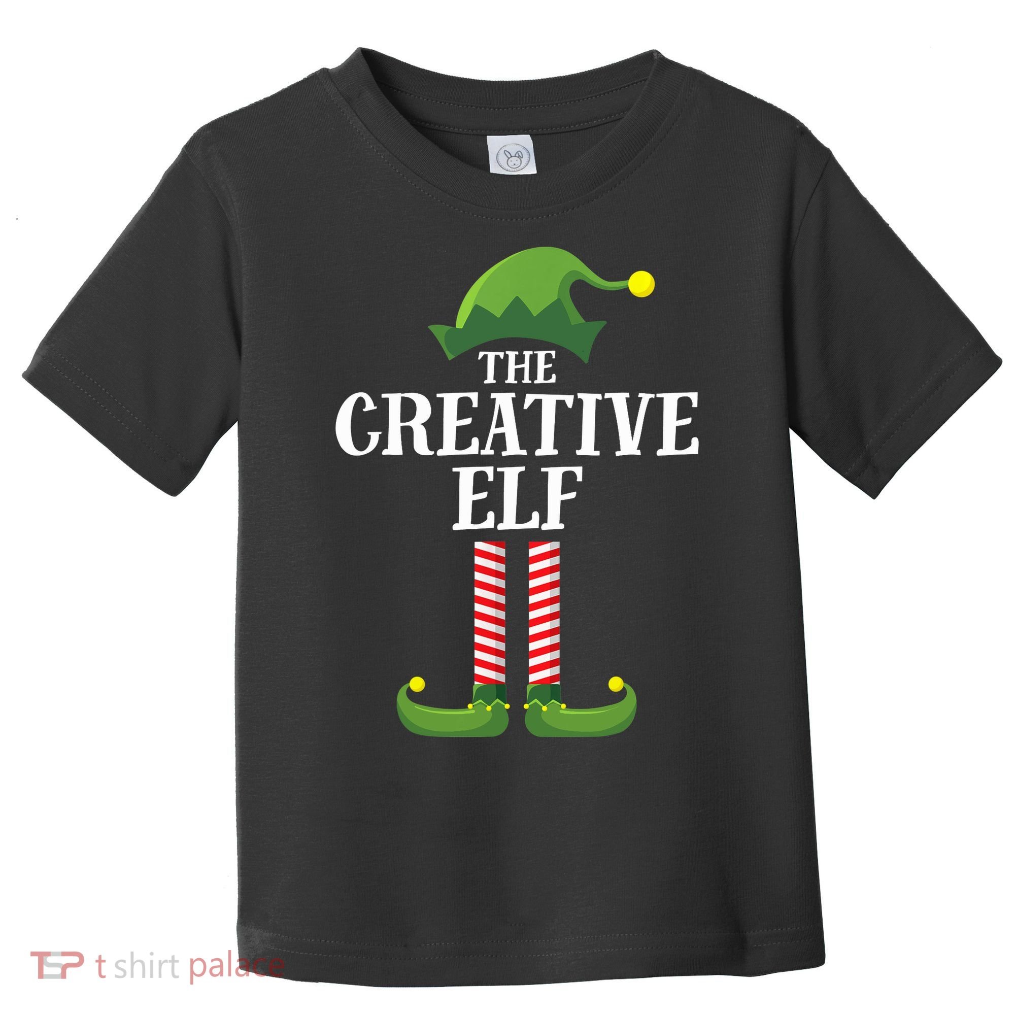 Creative Elf Matching Family Group Christmas Party Toddler T-Shirt