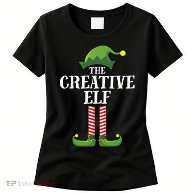 Creative Elf Matching Family Group Christmas Party Women's T-Shirt