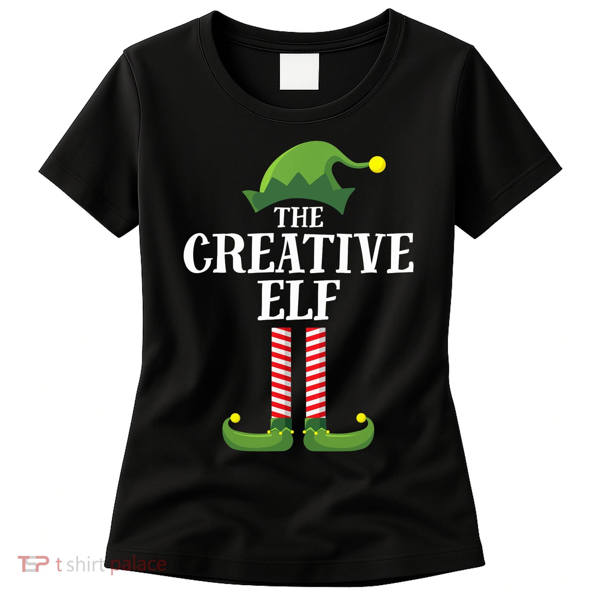 Creative Elf Matching Family Group Christmas Party Women's T-Shirt