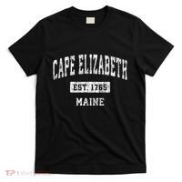 Cape Elizabeth Maine Me Vintage Sports T-Shirt thumb 0