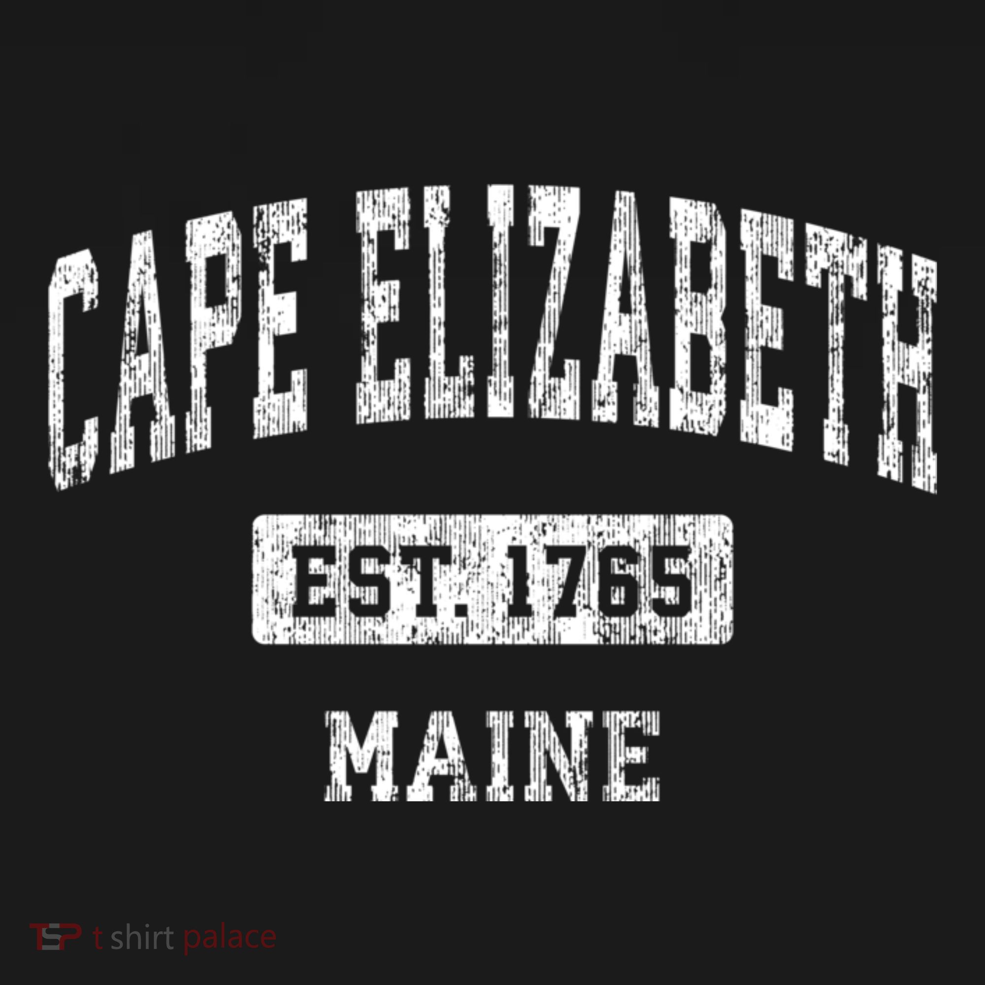 Cape Elizabeth Maine Me Vintage Sports T-Shirt