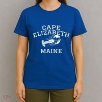 Cape Elizabeth Maine Lobster Gift T-Shirt thumb 4