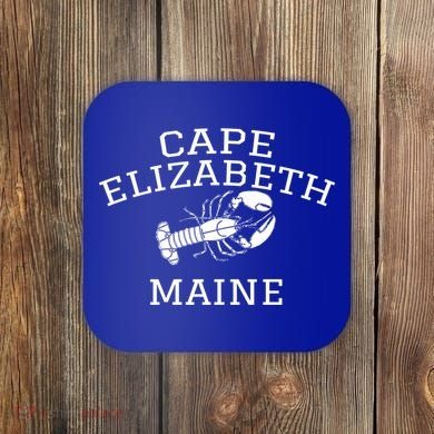 Cape Elizabeth Maine Lobster Gift Coaster