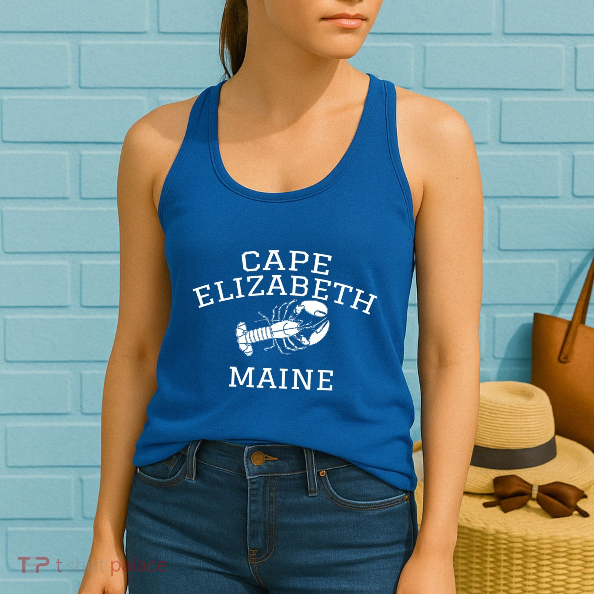 Cape Elizabeth Maine Lobster Gift Women's Tank Top
