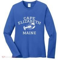 Cape Elizabeth Maine Lobster Gift Women's Long Sleeve Shirt thumb 0