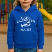 Cape Elizabeth Maine Lobster Gift Kids Hoodie thumb 3