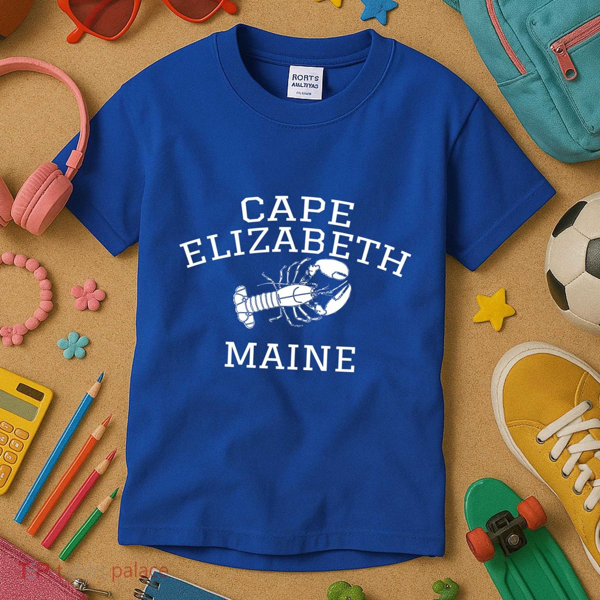 Cape Elizabeth Maine Lobster Gift Kids T-Shirt