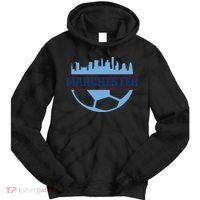 Cool England Manchester City FC Soccer Jersey Tie Dye Hoodie thumb 0