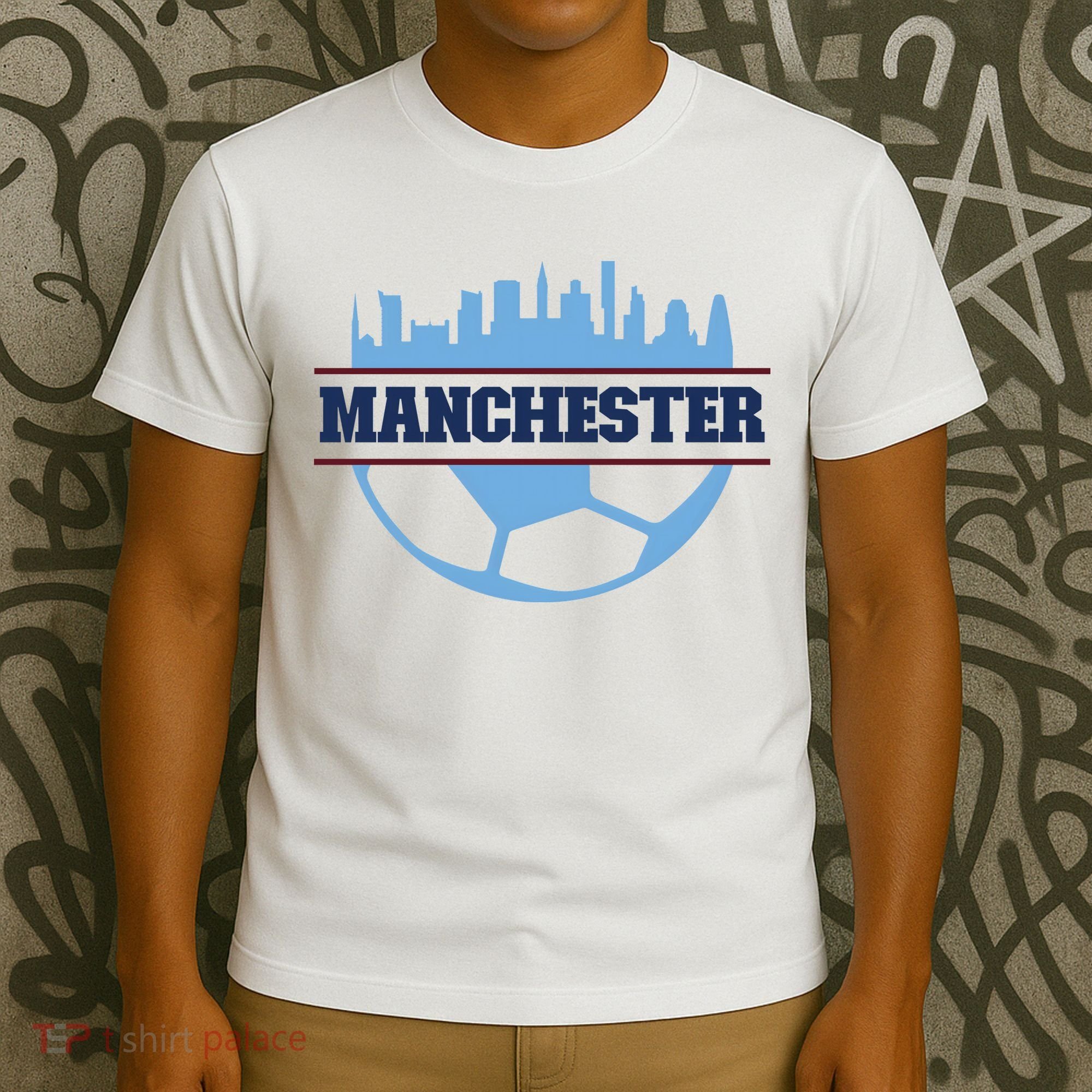 Cool England Manchester City FC Soccer Jersey T-Shirt