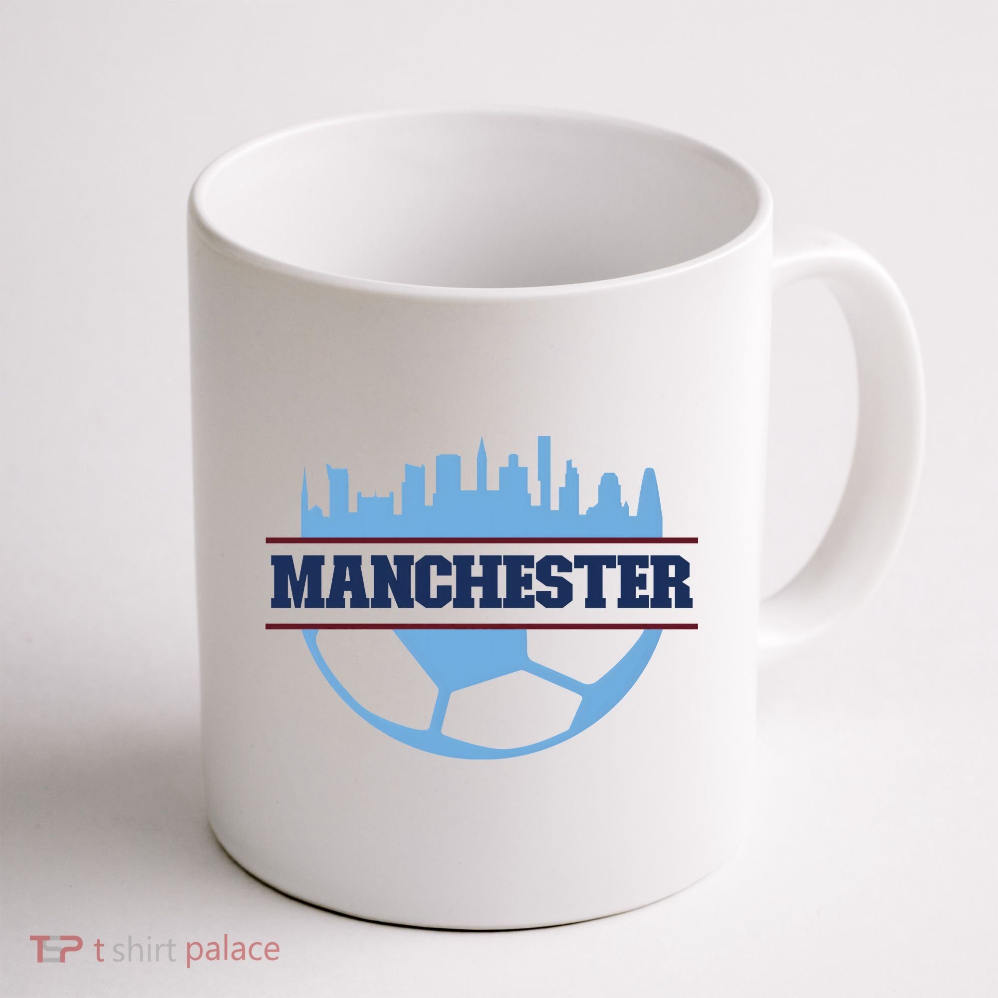 Cool England Manchester City FC Soccer Jersey Coffee Mug