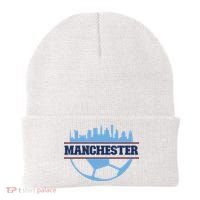 Cool England Manchester City FC Soccer Jersey Beanie thumb 0