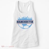 Cool England Manchester City FC Soccer Jersey Women's Tank Top thumb 0