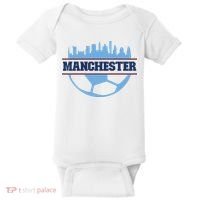 Cool England Manchester City FC Soccer Jersey Baby Bodysuit thumb 0