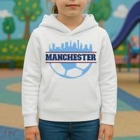 Cool England Manchester City FC Soccer Jersey Kids Hoodie thumb 3