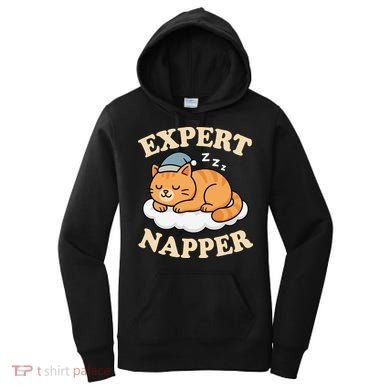 Cat Expert Napper Funny Kitty Sarcasm Humor Cat Saying Women's Hoodie