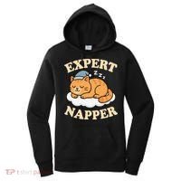 Cat Expert Napper Funny Kitty Sarcasm Humor Cat Saying Women's Hoodie thumb 0